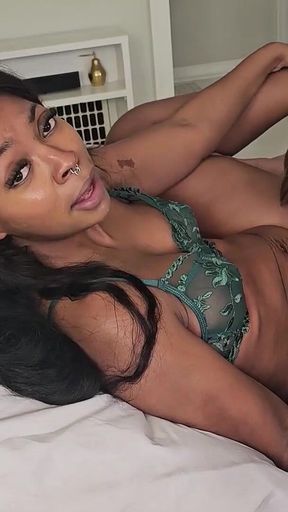 Rough Sex and Rimjob with Pregnant Ebony Girl