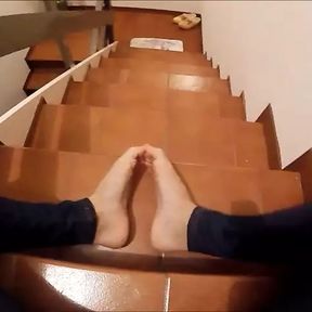 Stretching my FEET before FootJob