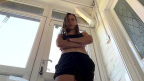 giantess wipes out all little people with her burps