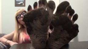 Very dirty big feet