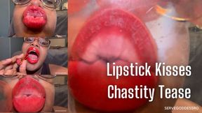 Lipstick Kisses Chastity Tease - Royal Ro femdom plexiglass kisses hd mp4 1080p