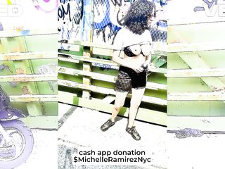 Outside On Bike Path Nyc Solo Female Yoga mother I'd like to fuck Manhattan Singles