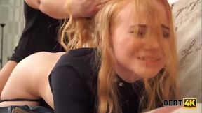 Debt4k. TeenShoplifter Rose Wild waitress returns money using her teenshoplifter.com body