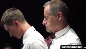 BoyMissionary.com - Beautiful smooth twink's hot handjobs from Mormon elders