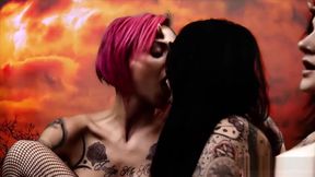 Nikki Hearts Anna Bell Peaks and Leigh Raven in Hell