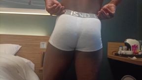 Black Guy Wears Different Underwear and Goons in Slow Motion
