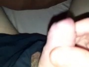 Quick fiddle with my limp little dick