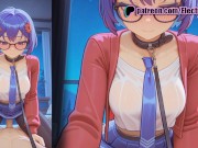 Mila from MiSide will help you in satisfying your penis and testicles!