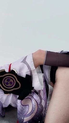 Trans Cosplayer Rides and Cums
