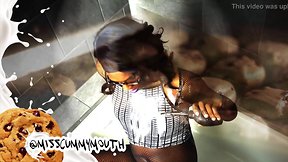 Goddessts jadence booty fucking milk enema tease