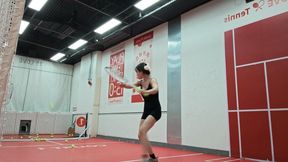 Sexy muscles and contours and dashing badminton playe II #CH031