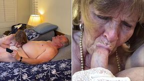 Angelic Granny Carmen Gives Heavenly Head