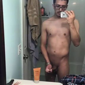 Jacking off and Cum Shot