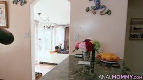 Glamour blonde MILF Claudia Valentine ass drilled after BJ