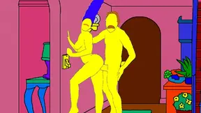 Homer Seeks Late-Night Thrills at Moes in Steamy Simpsons Hentai Encounter