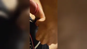 Italian Teen Strokes Big Cock on Chair and Sofa Until Massive Cumshot