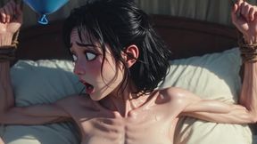 Super Thin Slave Tied Up - Desperate for Deep Creampie
