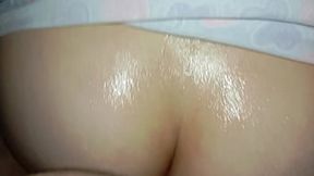 Virgin Ass&#x1F351; Soaked with Tons of Lube for Hot Anal&#x1F44C; Action