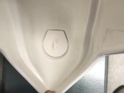 Pee in the toilet of a multi-tenant building