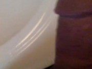 Sticking my dick in a roll of toilet paper