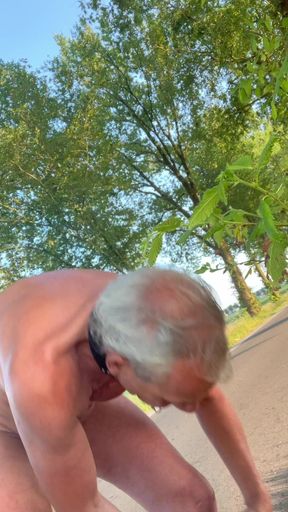 Undressing on the Public Road