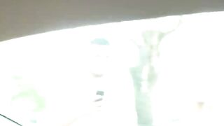 Glam MILFs Dana Wolf and Vienna Black car bang with audience