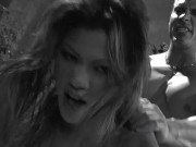 Rubbing her Asian clit outdoors quickly garnered the attention of a hunk who craves banging