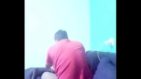 Heteros se depilan el trasero por diversi&oacute_n y terminan calientes follando pt3