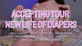 Accepting Your New Life Of Diapers [ASMR] (Featuring iWantMommySabrina)