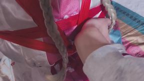 Training Hanfu-wearing girls