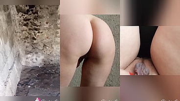 Il prato, una grotta e GretaLa eccitata e sburrata...