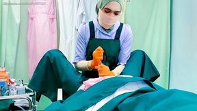 Intern Nurse Performs Urethral Dilation & Clinical Sperm Milking Procedure & Handjob