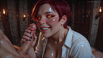 ATKINS HEAVEN - My Boss&#039_s Secret Side: Hot MILF Gives Sloppy Blowjob To Her Favorite Employee - [AI]