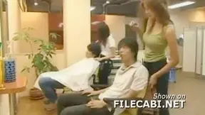 Asian Cuties in Bikinis - Sensual Parlor Massage Gone Wild