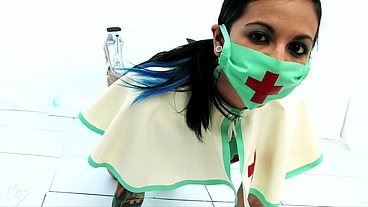 Petite Fetish Nurse Provides Sexual Therapy