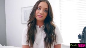 Sassy Stepsis Gia Bets Bro Cant Last 30 Secs In Pussy Cum Wrecked