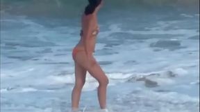 Com a gostosa na Riviera a beira mar