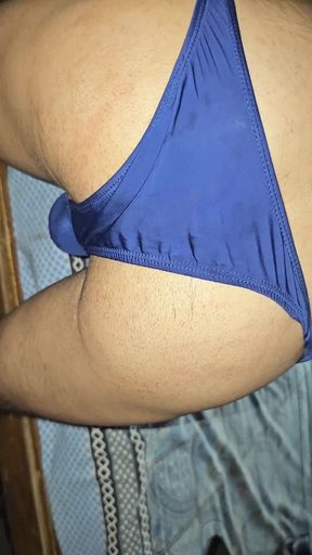 Friend call me show his new under wear, I went and played with it and then fucked him hard