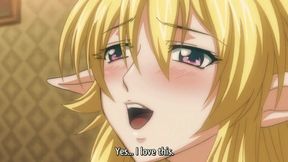 Elf with Large Boobs Enjoys Ahegao Face Play and Sex