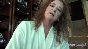 AuntJudys - Your Horny Mature Step-Aunt Mrs. Ginger Sucks Your Cock (POV)