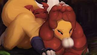 Renamon X Guilmon