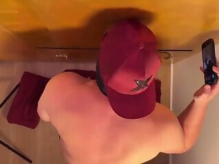 Gorgeous Young Cock at the Gloryhole - We Both Cum on the Cookie and I Eat It Creamy