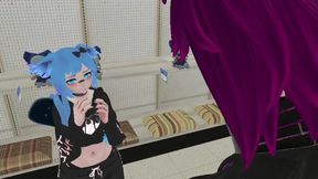 Mom Catches Femboy Jack Cover Stealing (Feat. BluePantsVR) Damsel x Femboy