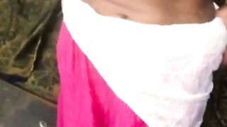 Tamil village chick trying anal