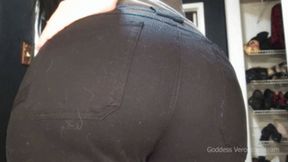 Sweaty Fart JOI in Black Work Pants WMV