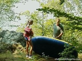 Debbie Gets Fucked at the Side of the River