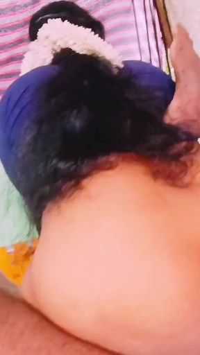 Powerful moment from &quot;Villege girl oud door fucking stepdad Telugu dirty talks.&quot;