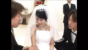 Little Japanese maid shows off her miniature coochie