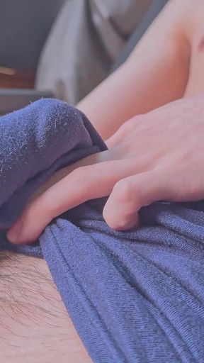 Handsome Teenage Asian Masturbates Three Times Cum (close-up and Slow-motion)