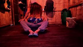 I OFFERED MY STEPSON TO HAVE SEX WHILE DOING AEROBIC. FREE REAL SEX